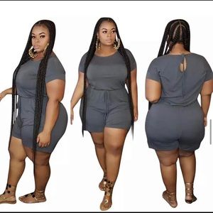 1 Piece Shorts Jumpsuit